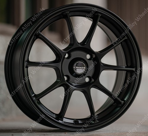 Llantas de aleación 15" SR-9 para Renault Clio Kangoo Megane Twingo 4x100 negras - Imagen 2 de 6