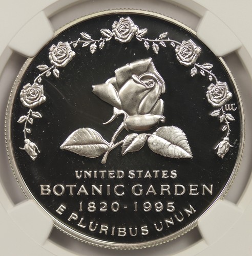 1997-P Botanic Garden Modern Silver Commemorative Dollar $1 PF 69 Ultra Cam NGC - Picture 3 of 4