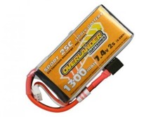 7.4v Battery LiPo 1300mAh 2S 7.4V 25C Deans RC Plane Car Truck Overlander 2962