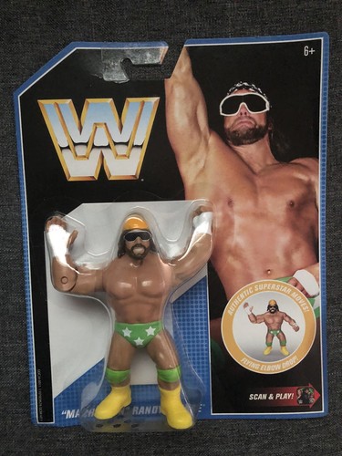RARE WWE Retro Macho Man Green Trunks Wrestling Ac...