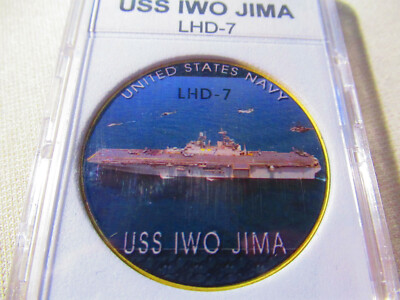 US NAVY - USS IWO JIMA (LHD-7) Challenge Coin 