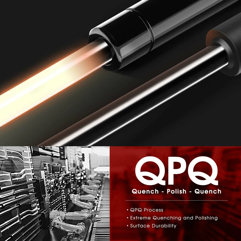 2x Soportes de elevación de capó puntales de amortiguador para Mercedes-Benz C230 C240 C280 C320 CLK550 Foto 4 de 4