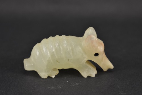 Carved Stone Armadillo Statuette Figurine - Picture 3 of 9