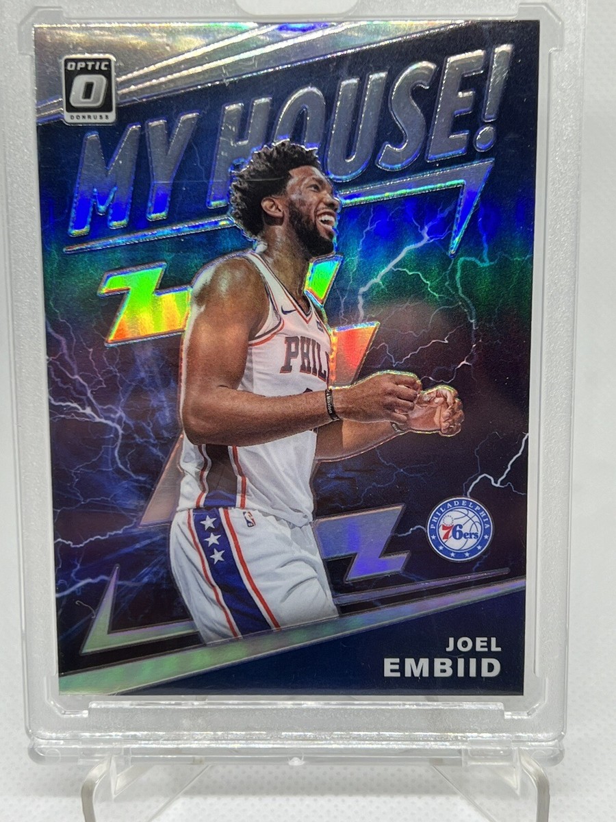 2019-20 Donruss Optic #4 Joel Embiid My House Silver Holo Prizm
