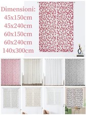 2 PZZI Tende per Finestra e Portafinestra interni soggiorno Tendine Effetto Lino