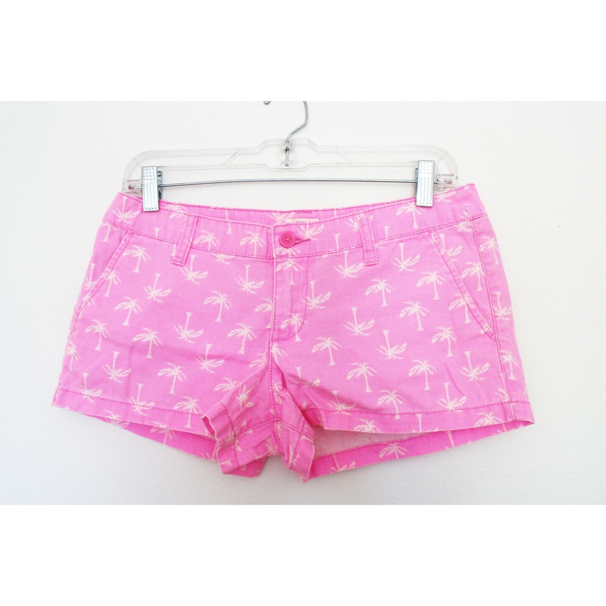 Mossimo Supply Neon Pink Coconut Tree Shorts Size S