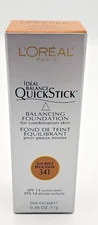 NEW L'Oréal Ideal Balance QuickStick Balancing SPF 14 Foundation- 341 SUN BEIGE