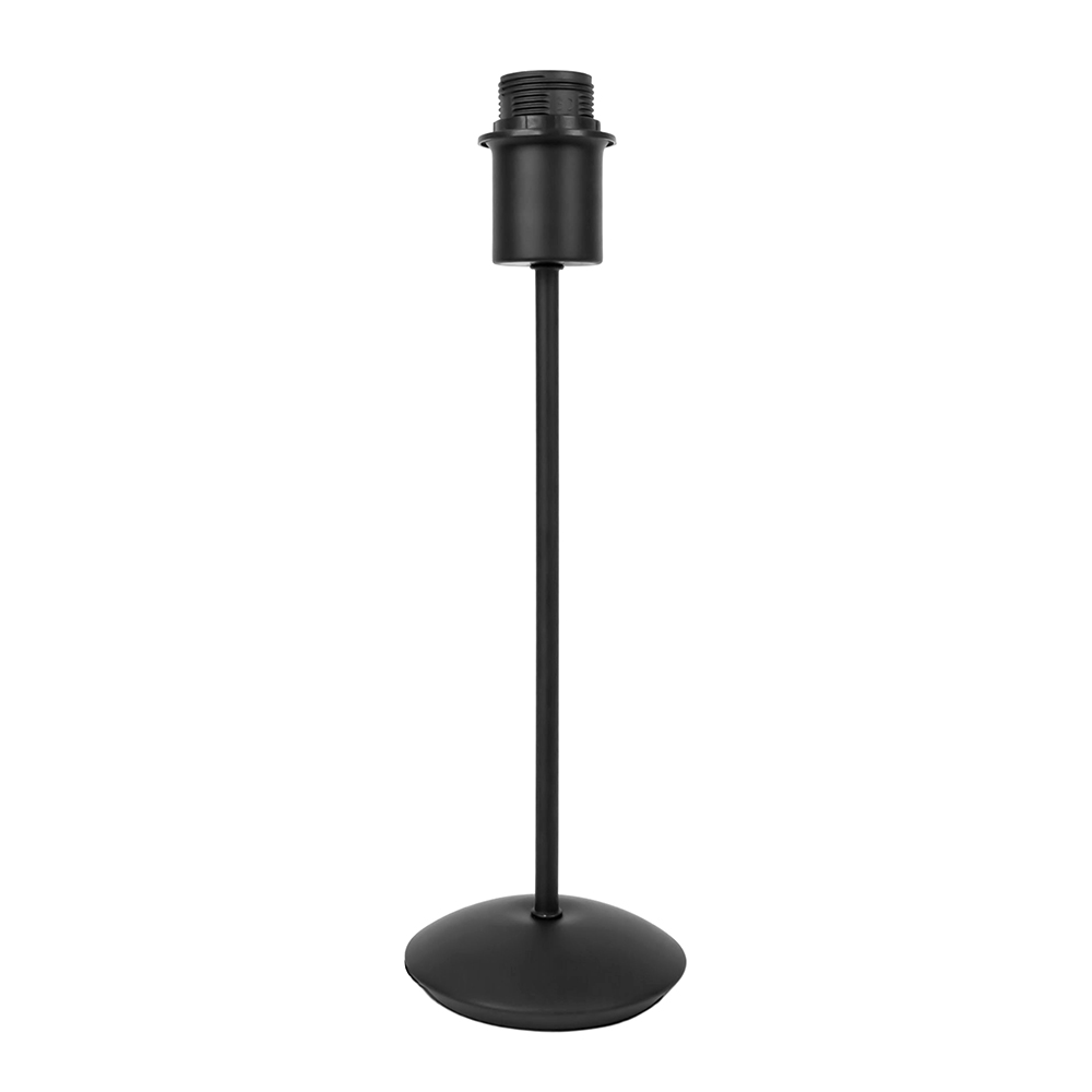 Contemporary and Sleek Matt Black Metal Table Lamp Base with Inline Switch by...
