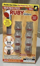 Ruby Sliders Flexible Chair Slider- 8 Pack New
