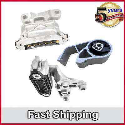 Engine Motor & Auto Trans Mount 3PCS For 18-21 Chevrolet Blazer Traverse 2.0 2.5