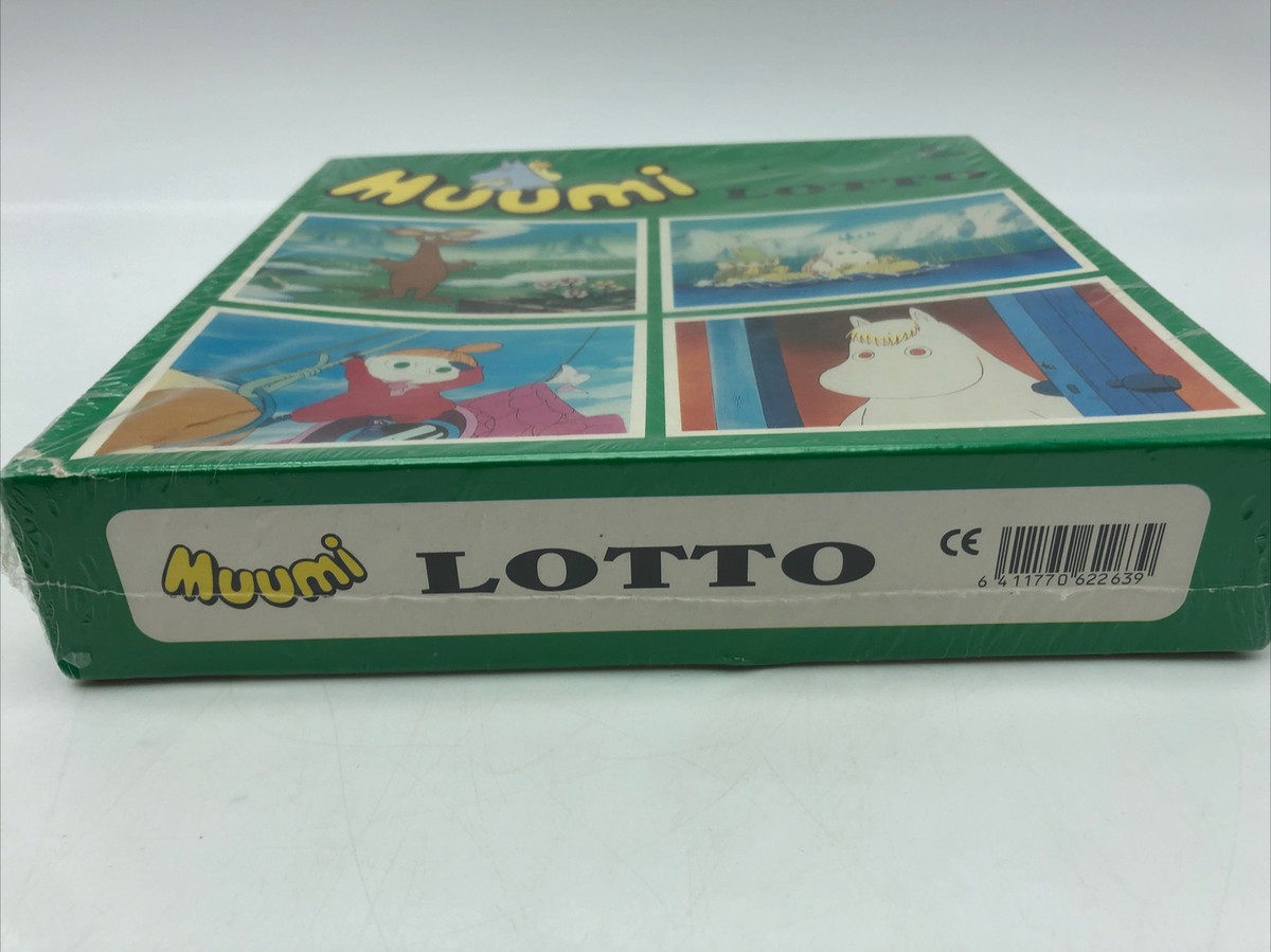 Rare Kirjalito Finland Muumi Muumin Lotto Card Game 1996 New