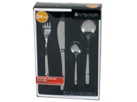 Besteckset 24 Teilig Menü Tafel Besteck Essbesteck 6 Personen Set Rostfrei