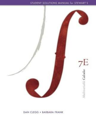 Student Solutions Manual (Chapters 10-17) for Stewart's Multivariable Cal - GOOD