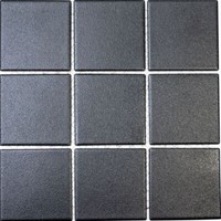 Keramikmosaik Schwarz Wand Boden KüChe Dusche Spiegel Art:Wb22-0302-R10 |1 Matte