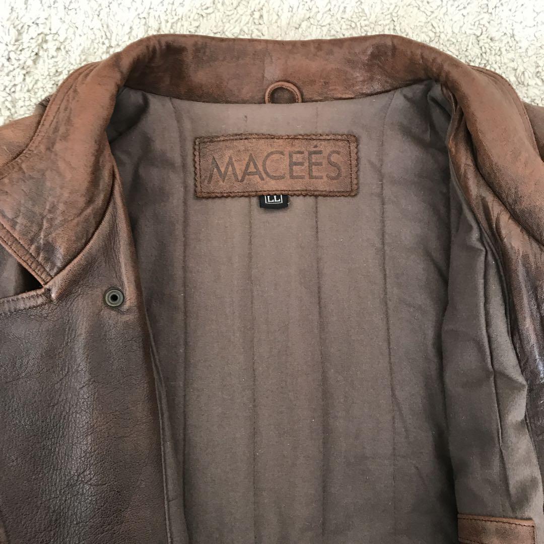 KADOYA FORCE MACEES フライトジャケット　レザー　L 刻印 Kadoya Macees Ll Size Leather Jacket Men's #D1312A | eBay