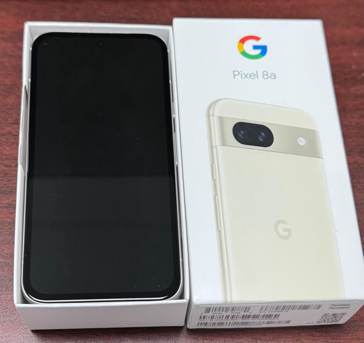 【美品】Google Pixel 8a 128GB Porcelain Google Pixel 8a 5G Porcelain 128GB + 8GB Dual-SIM Unlocked