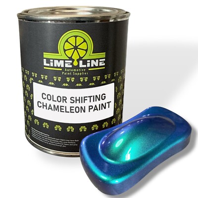 LiME LiNE Automotive Chameleon Paint - 1 Quart - [ Green + Purple + Blue ]