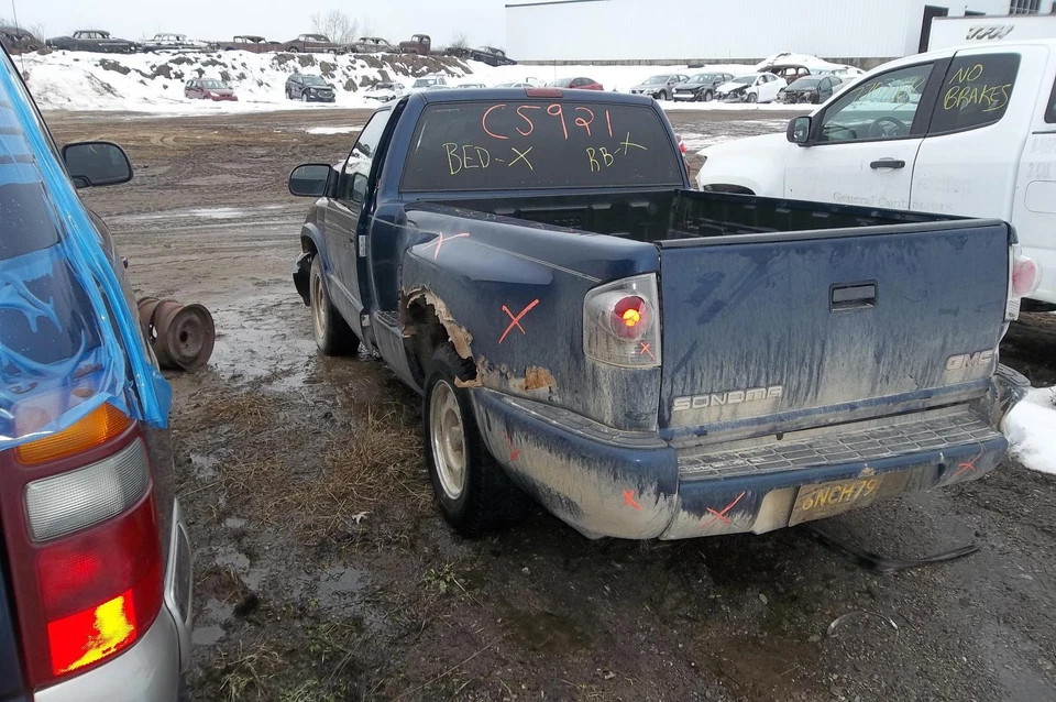 Puerta delantera derecha usada vidrio delantero se adapta a: 2000 Gmc S10/s15/sonoma delantero derecho grado Foto 3 de 4