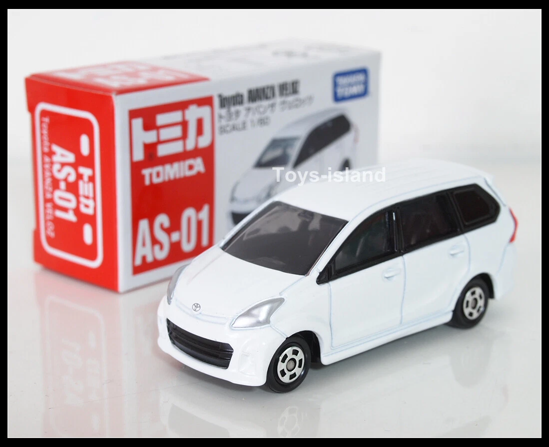 TOMICA AS 01 TOYOTA AVANZA VELOZ 1 60 white TOMY Sold in Asia Market Diecast Car