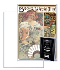 100 Max Pro 11X17 Art Print Toploaders Top Load Holders Poster Menu Photo Holder