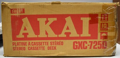 Vintage AKAI Stereo Cassette Deck GXC-725D | eBay