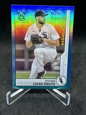 2021 Topps Big League LUCAS GIOLITO Highlights Blue Foil /25 #293 White Sox