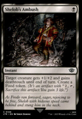 MTG Shelob's Ambush #108 LTR Eng. Common B3212