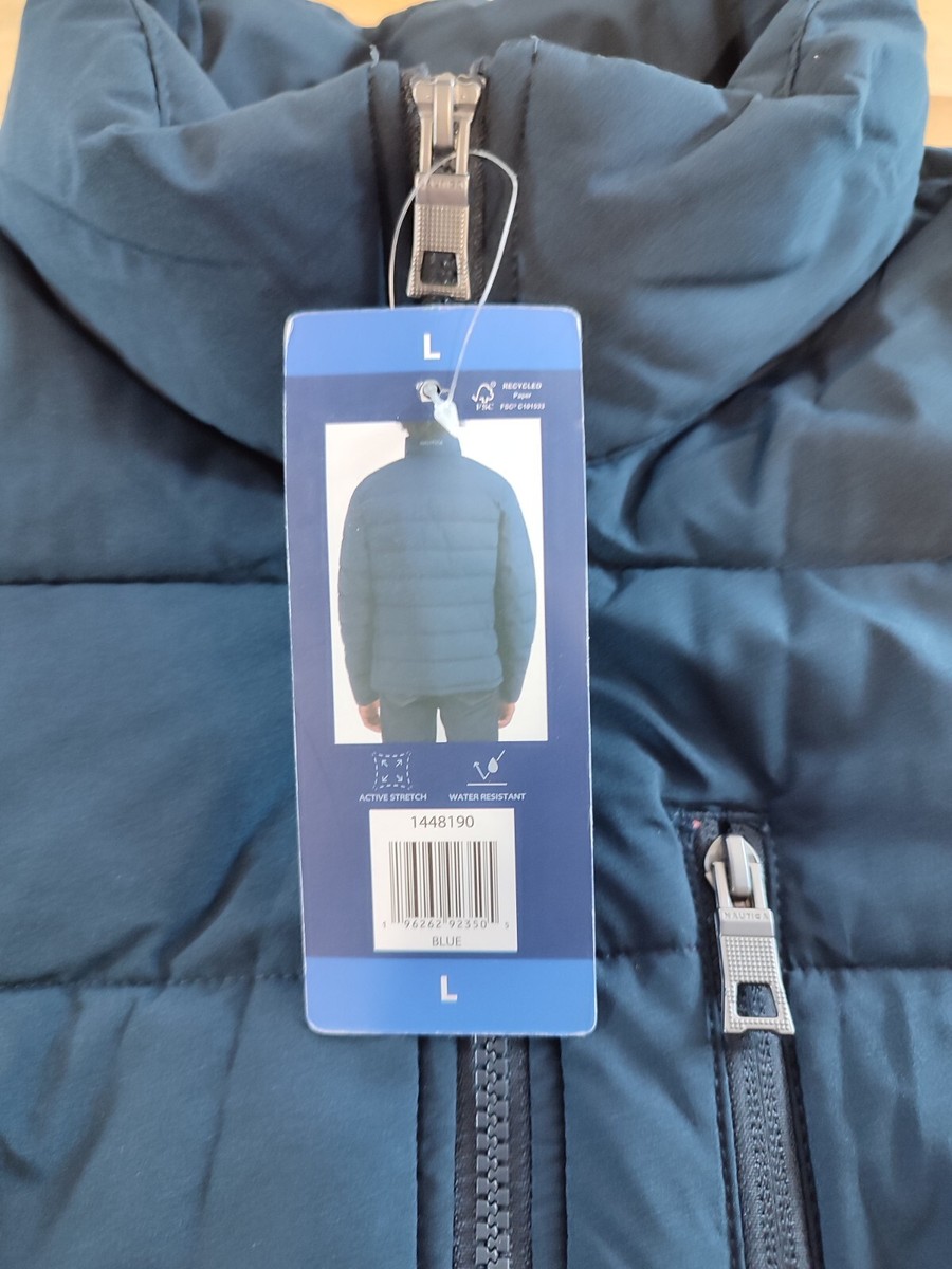 Nautica Men's Stretch Puffer Performance Jacket Water