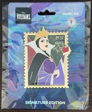 Disney Evil Queen Royal Stamp Pin | Pink à la Mode | Signature Edition NEW