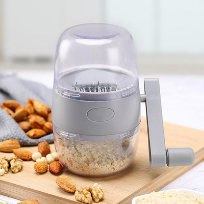 Portable Manual Hand Nut Chopper for All Nuts Walnut Pecans, Hand Crank Nut Grin