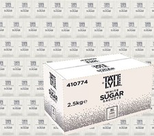 Tate & Lyle White Sugar Sachets 1000 x 2.5g Pack – 2.5kg Box Individual Portions
