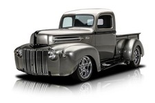 1947 Ford F1 Pickup Silver Vintage Classic Car Poster Premium Photo 4 Sizes