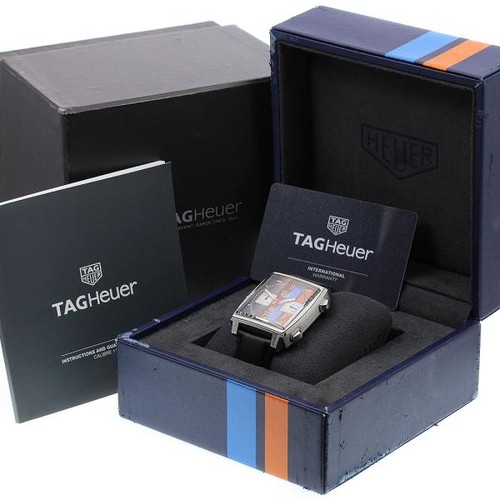 TAG HEUER MONACO GULF SPECIAL EDITION CAW211R 39mm SS #C2468