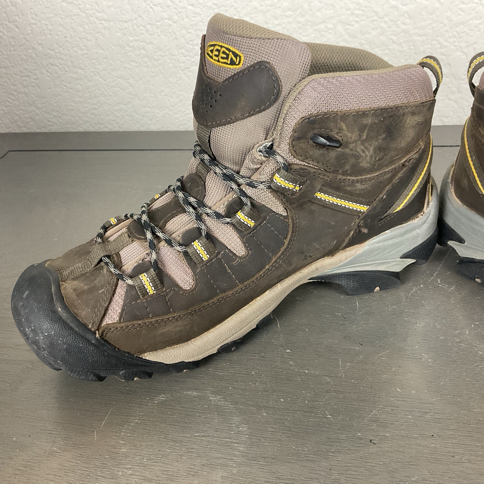 Stivali da trekking Keen marroni Targhee II mid top impermeabili taglia 9