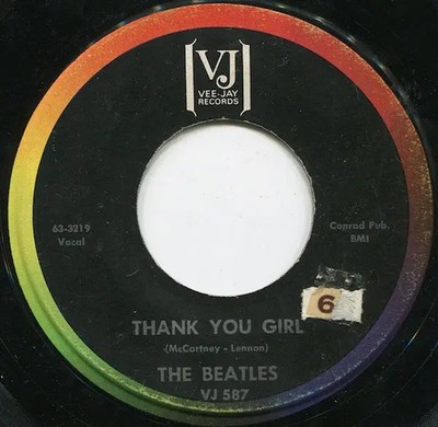 The Beatles Do You Want To Know A Secret Vinyl Single 7inch Vee Jay Records