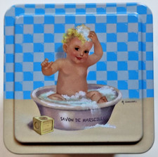 Lot de 2 boites métal bébé en Corse, neuf 🔔