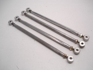 4 NASCAR ALUMINUM REAR SPOILER MOUNTS BRACES ADJUSTERS RACE CITY MACHINE #432