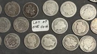 One (1) Barber Dime, About Good Or Better, 1892-1916, 90% Silver. 0.900