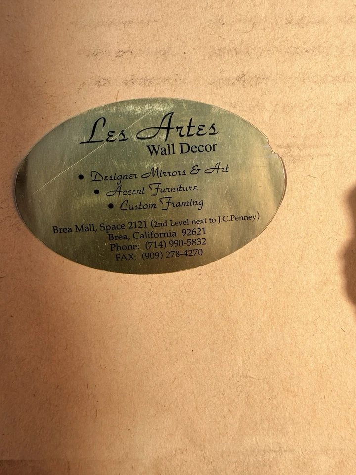 Canción de ballena de Christian Riese Lassen impresión 1989 stock pesado 24x36 vintage Foto 2 de 3