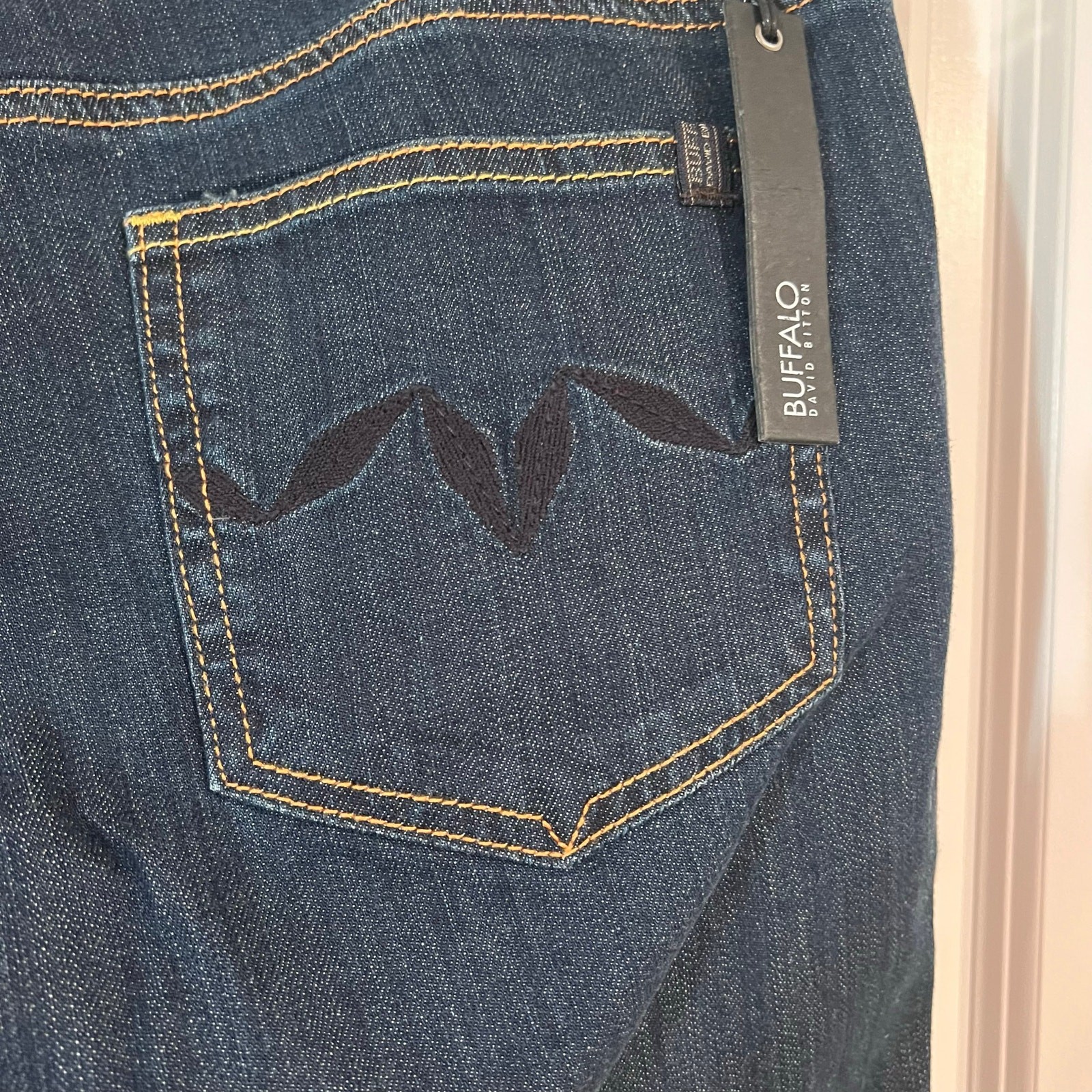 Buffalo By David Bitton Men's MEGA Straight Stretch Jeans 31 x 31 Dark Wash