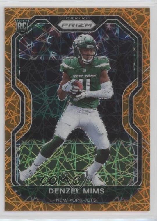 2020 Panini Prizm Rookie Lazer Prizm Denzel Mims #355 0q0m