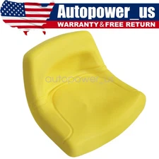 For John Deere Lawn Mower Garden Tractor Replacement Low Back Seat Yellow New