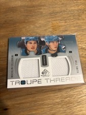 2025-26 SP Game Used Troupe Threads Macklin Celebrini/ Will Smith 166/199