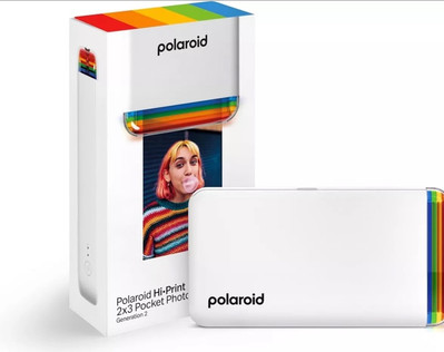 Polaroid - Hi-Print 2x3 Pocket Photo Printer Generation 2 - White
