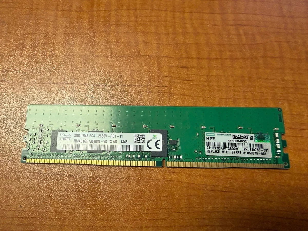 SK hynix DDR4 SDRAM Network Server 8 GB Capacity per Module Memory