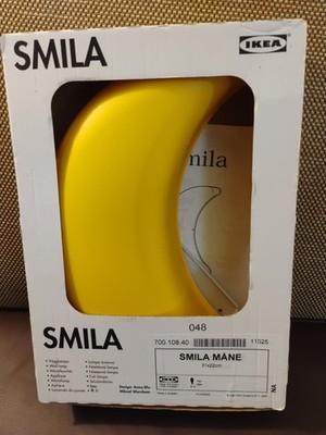 Vintage New In Box 1999 IKEA #048 Smila Mane Crescent Moon Wall Lamp - Sweden