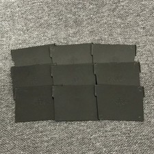 Lot of 9 Black Akro-Mils 40-120 Plastic Dividers 3"H x 3.5"L