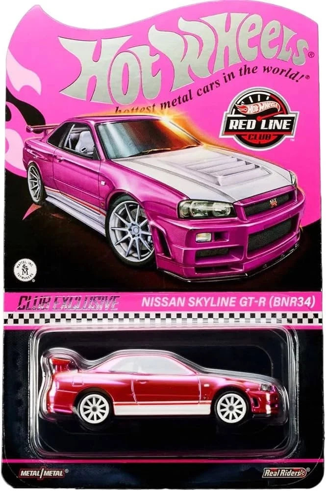 Buy Mattel Hot Wheels RLC Nissan Skyline GT-R 1/64 Car - Pink