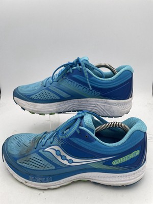 Saucony Guide 10 Women's Sz Blue Lace Up Low Top Running