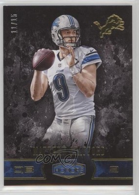 2016 Panini Honors Gold 11/15 Matthew Stafford #24 4l6